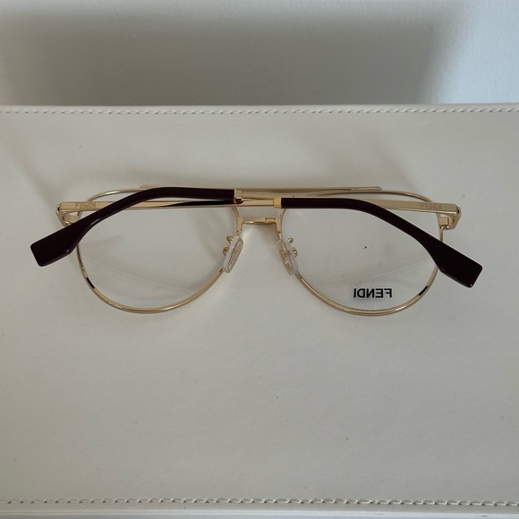 Aviator Reading Glasses Fendi - Picture 3 of 12